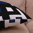 thumbnail image 4 of Dark Blue Geometric Pillow Covers 18x18 Set of 4, Decorative Couch Throw Pillow Cover for Sofa Bedroom,Linen Farmhouse Cushion Case Outdoor Home Decoration, 4 of 6