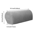 2PCS Armrest CoversStretch Fabric Armrest Covers Sofa Arm Chair