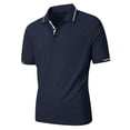 thumbnail image 5 of WIZUTIZ Men's Button-Down Shirt Solid Color Short Sleeve Turndown Collar Everyday Shirt Moisture Wicking Breathable Lightweight Summer Sports Top, 5 of 5