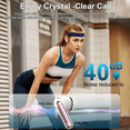 thumbnail image 5 of Wireless Earbuds, Bluetooth 5.4 Headphones Bass Stereo, Ear Buds with Noise Cancelling Mic, LED Display in Ear Earphones Clear Calls, IP7 Waterproof Bluetooth Earbuds for Laptop/Phones, Rose Gold, 5 of 11