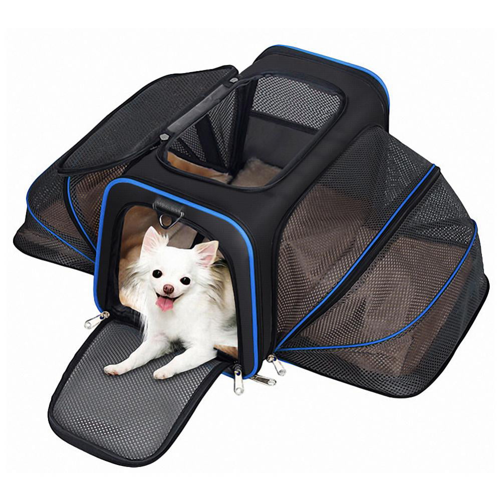 Garosa Expandable Pet Travel Carrier For Dogs And Cats Soft Sided