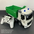 thumbnail image 4 of RC RC Waste Management Bask Truck, Light Effects Alloy Educational Battery Battery RC Bassbage Juguete Para Niños, 4 of 7