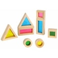 thumbnail image 2 of TOOKYLAND Wooden Sensory Block Set - 8pcs - Rainbow Stacking Blocks for Ages 2+, 2 of 9