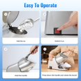 thumbnail image 3 of AOLTCUZ Electric Dual Blades 186 lbs/hr Ice Shaver Machine, 300W Ice Crusher Includes Extra Blades & Ice Pick for Home & Commercial Use, Snow Cone Ma, 3 of 8