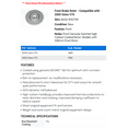 thumbnail image 2 of Front Brake Rotor - Compatible with 2000 Volvo V70, 2 of 2