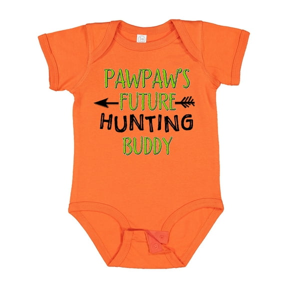 Inktastic Pawpaws Future Hunting Buddy Boys or Girls Baby Bodysuit