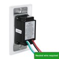 thumbnail image 4 of ECOELER Motion Activated Wall Switch, Neutral Wire Required, Single Pole Sensor Switch for CFL/LED/Incandescent Bulb, Wall Plate Included, Adjustable Timer, 120V/277VAC, 60Hz, 1/6HP, 10Pack, 4 of 4