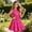 d-291Hot Pink640, variant on HAYIMI Child Kids Girls Fly Sleeve Ruffles Dress Dance Party Dresses O-Neck Vacation Sundress