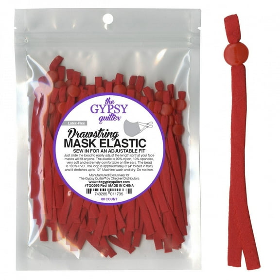 8" Drawstring Mask Elastic (60ct)