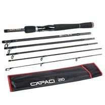 CAPACI 2.1m / 2.4m 6 Sections Carbon Casting Fishing Rod Lure Fishing Rod Hand Pole Fishing Tackle