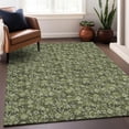 thumbnail image 6 of Addison Rugs Mayfield Washable Transitional Floral Olive Rectangle Rug, 9' x 12', 6 of 6