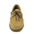thumbnail image 5 of Rugged Shark Men's Classic Boat Shoes, Genuine Leather with Odor Control Technology, Tan, Men's Size 12, 5 of 6