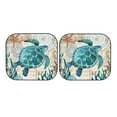 thumbnail image 7 of Goofa Watercolor Sea Turtle Pattern 2 Piece Car Windshield Sun Shade Foldable | Front Windshield Shade for Sun, Heat and UV Rays | Sunshade for Car Front Window-Small, 7 of 7