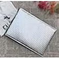 thumbnail image 2 of ProLine Glamour Metallic Silver Poly Bubble Mailers Envelopes Bags 6" x 10" Extra Wide Perfect for DVD Wide CD (100), 2 of 4
