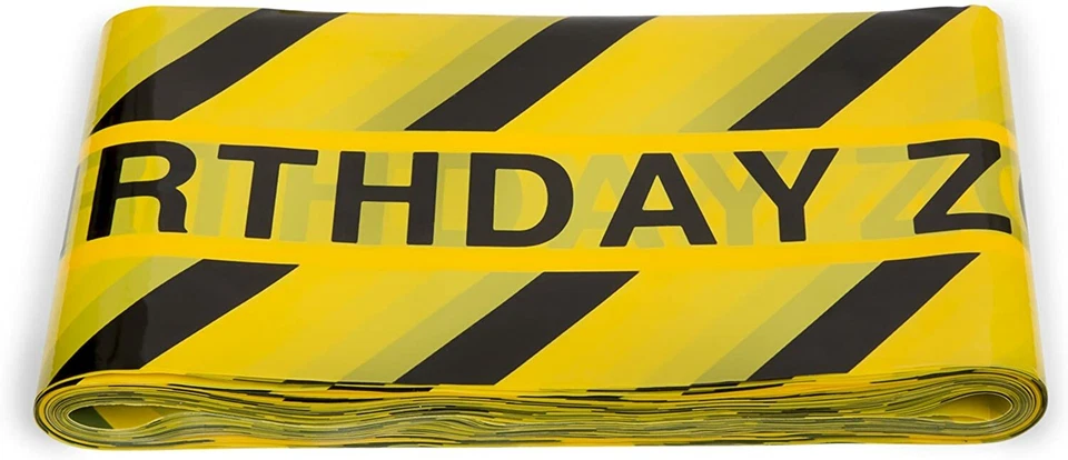 Birthday Zone! Party Tape 3 In. X 100 Ft (2 Pack)