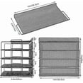 thumbnail image 1 of Stackabtter Tray, 4 Tier Stackable Izer Tray, With Desktop D, Izer Files, Fs, Letters, 1 of 5