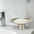 thumbnail image 2 of nu steel Dual Ridge Collection Soap Dish Sink Bar Soap Holder for Kitchen Bathroom, 2 of 4