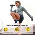 thumbnail image 5 of CAMBIVO Ankle Compression Socks for Men & Women, Ankle Brace for Plantar Fasciitis Relief, Breatheble Foot Brace Ankle Wrap for Sprain and Fitness, 5 of 7