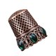 thumbnail image 2 of de costura, de metal para coser a mano protector de dedos, accesorios de artesanía para acolchar para tejer herramienta de bricolaje Cristal de cobre Macarena dedal de costura, 2 of 8