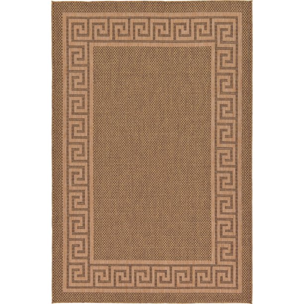 Unique Loom Greek Key Outdoor Contemporary Geometric Area Rug or Runner - Walmart.com - Walmart.com