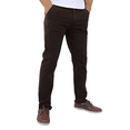 thumbnail image 2 of Pantalón de gabardina stretch John Silver  Corte recto color chocolate, 2 of 5