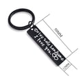 thumbnail image 3 of DESIGNICE 2026 New Key Chain,Sleek Long Bar Design Keychain Accessories,Fashionable Keychain Shape Keychain Charms,Black1 for Keys,Handbags,Purses,Backpacks,Car Accessories., 3 of 4