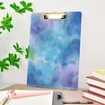thumbnail image 7 of Starry Light Blue Sky Acrylic Clipboards A4 Standard Letter Size Clipboard 12.5" X 9" Clip Board for Students Teacher Office, 7 of 7