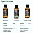 thumbnail image 2 of MAYJAM 3 Pack 30ML Essential Aromatherapy Oils Gift Set for Diffusers, Home Care, Bergamot, Sweet Orange, Eucalyptus, 2 of 10