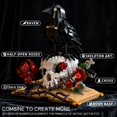 thumbnail image 3 of Set de construcción BUILDIFY Gothic Raven & Skull Art 758 PCS, 3 of 6