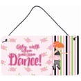 thumbnail image 1 of Carolines Treasures BB5399DS812 Ballet Danse Rayures Cheveux Rouges Mur Ou Porte Suspendus Impressions, 1 of 1
