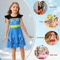 thumbnail image 2 of Benylion Princess Dress With Cape Girls Fancy-Dress Costume Halloween Birthday Party Cosplay Outfit for 11-12 years, 2 of 6