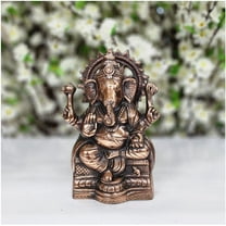 Lord Ganesha Statue in Bronze Ganpati Statue Hindu God Statue Ganesha Idol Good Luck God Ganesha Sculpture Ganesh Figurine Hindu God Statue Diwali Pooja Statue Indian Idol Ganesh - AtoZ India Cart