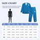 thumbnail image 4 of Balery Blue Christmas Pijama para Hombre de Dos Piezas con Manga Larga, Conjunto de Dormir y Descanso Suave con Bolsillos-X-Large, 4 of 7