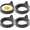 Gray(4PC), variant on Silicone Egg Rings for Cooking, 4 Pack Egg Molds with Leak-Proof Design, Non-Stick BPA Free Egg Cooker Rings, Heat Resistant up to 500 ° F, Dishwasher Safe Orange