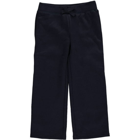 French Toast Little Girls' Straight Leg Fleece Sweatpants (Sizes 4 - 6X)