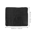 thumbnail image 2 of ETHZZLE 2Pcs Back Seat Cover Black Waterproof Oxford Cloth Simple Design For Pets, 2 of 8