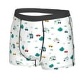 thumbnail image 2 of Naloa Cartoon House Car Print Mens Underwear - Boxers for Men, Classic Briefs for Men, 2 of 9