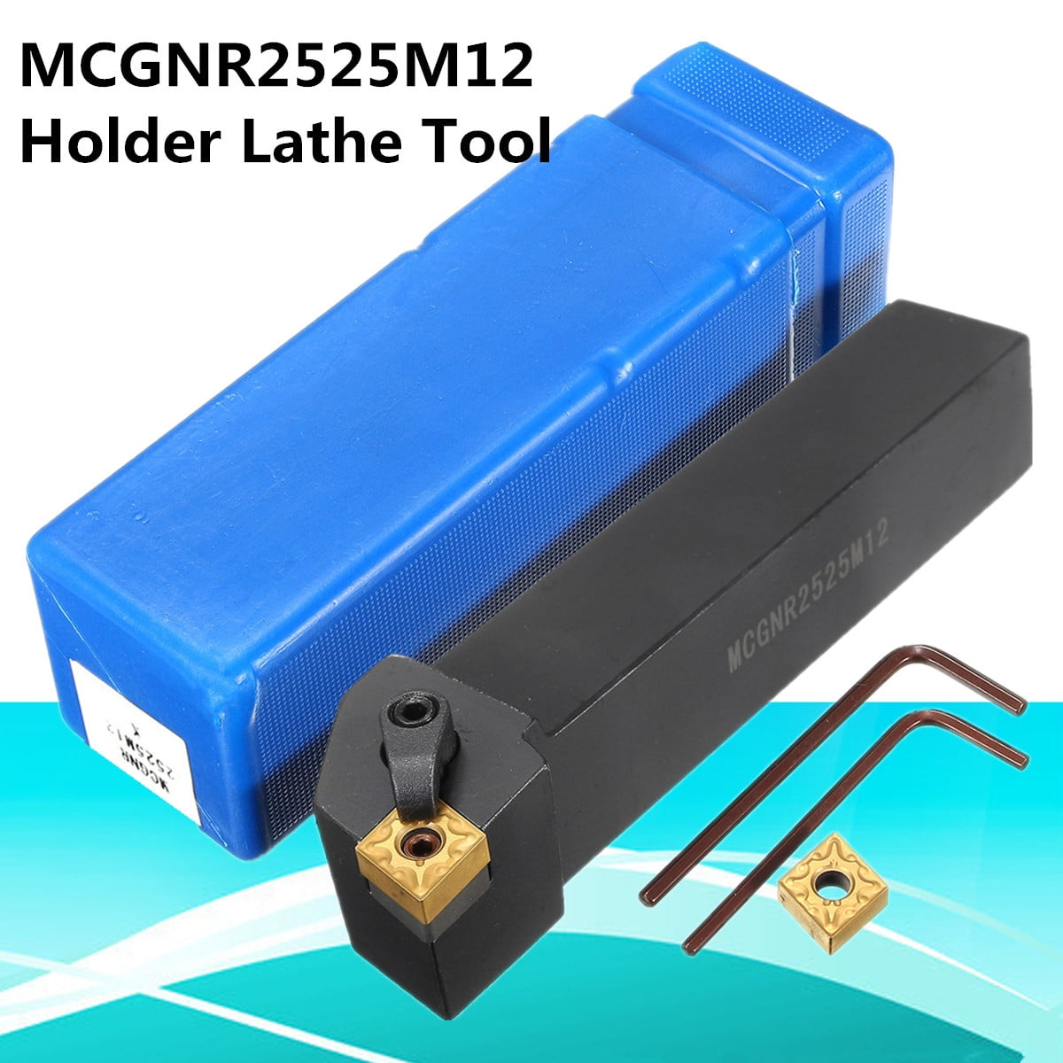 MCGNR2525M12 25x50mm Lathe Holder Turning Tool For CNMG/CNMM1204 Insert