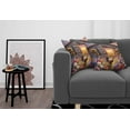 thumbnail image 4 of Ambesonne Rustic Throw Pillow Cover Pack of 2, Colorful Flowers and Rooster, 2 Pcs-16"x16", Mauve Taupe and Multicolor, 4 of 5
