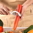 thumbnail image 3 of Pelador de mango largo multifuncional, pelador afilado de frutas y verduras, pelador de papas y zanahorias, herramientas de pelado fácil, Gadgets de cocina, 3 of 4