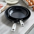 thumbnail image 2 of GreenPan Chatham Black Ceramic Nonstick 8" and 10" Frypan Set, 2 of 8