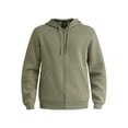 thumbnail image 5 of Athletic Works Men's and Big Men's Fleece Zip Hoodie Sweatshirt, Size S-5XLT, 5 of 5