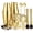 Gold, variant on Shaker,  Shakers Bartending Bartender Kit Bartender Beginner   Martini Shaker Tins Bar Tool Set Stainless Steel Drink Shaker for Beginner Professional()
