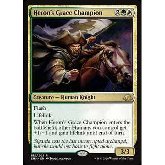 MtG Eldritch Moon Rare Heron's Grace Champion (Foil) #185