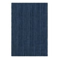 thumbnail image 3 of Unique Loom Braided Jute Collection Area Rug - Dhaka (4' 1" x 6' 1" Rectangle Navy Blue), 3 of 7