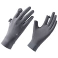 thumbnail image 2 of Gants de Soleil pour Femmes, Gants de Protection Solaire à Écran Tactile Glace pour Golf Course, Protection UV Gants de Refroidissement Tactile pour Golf, Protection Solaire Extérieure, 2 of 9