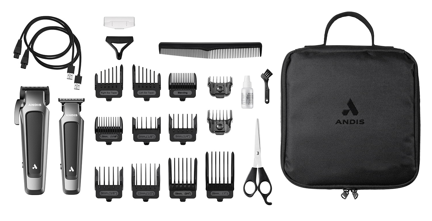 Andis inCRED Cordless Clipper & Cordless T-Blade Trimmer Kit