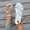 White, variant on ATENAR Womens Sandals Comfortable Slide Women Sandals Open Toe Womens Shoes Black 7.5