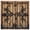 Brown, variant on Farmhouse Brown Wooden Wall Clock Silent Non Ticking, Rustic Wooden Historical Barn Door Plank Square Wall Clocks Battery Operated, Decor Clock for Home Office, Living Room, Kitchen, 12 Inch