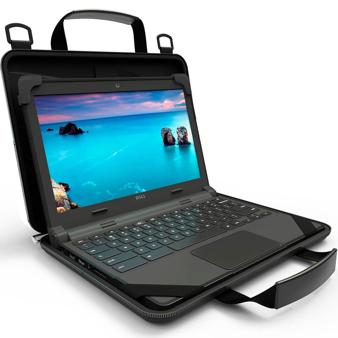 UZBL 13-14 inch EVA Work-in Laptop Sleeve and Case with Carrying Handle ...